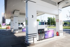 ガソリンスタンドのイメージ図