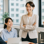 女性リーダーの職場イメージ写真