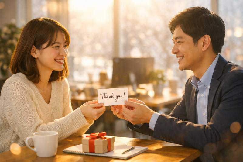 感謝を伝えるイメージ画像